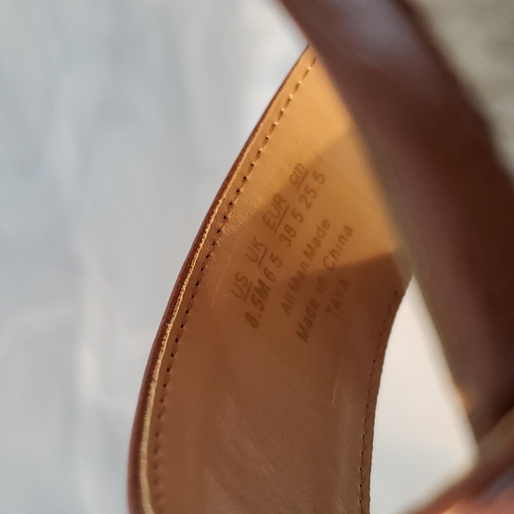 Abella Taya Wedge Espadrille Sandal Brown 8.5 - Picture 11 of 11
